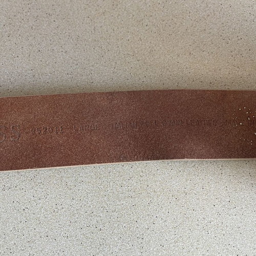 Vintage Guess leather belt metallic with studs and crystals, like new