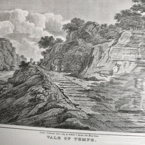 Engravings Ruins of the Temple of Corinth and Vale of Tempe new