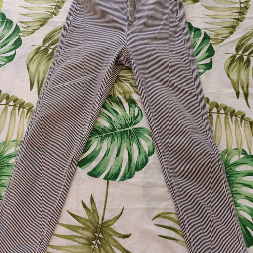 High-waisted pants used, medium, elastic with perfect fit