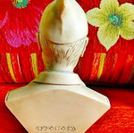 Eleftherios Venizelos bust new 20 x 12.5 cm with carved Knossos inscription