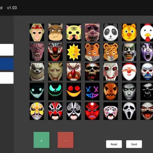 Shining App Mask LED mask new with programmable animations