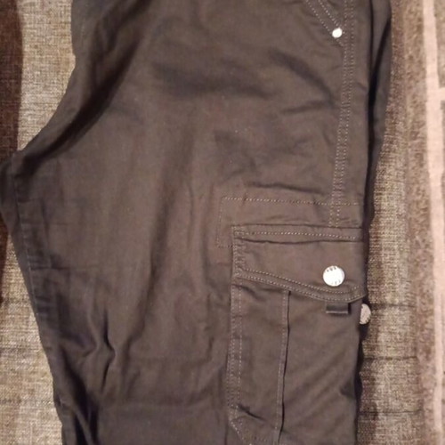 Plus size men's cargo pants No 42/56 black like new
