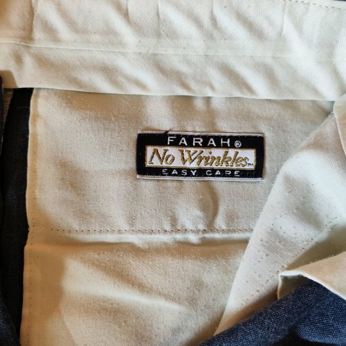 Summer men's pants size 44 like new, gray blue