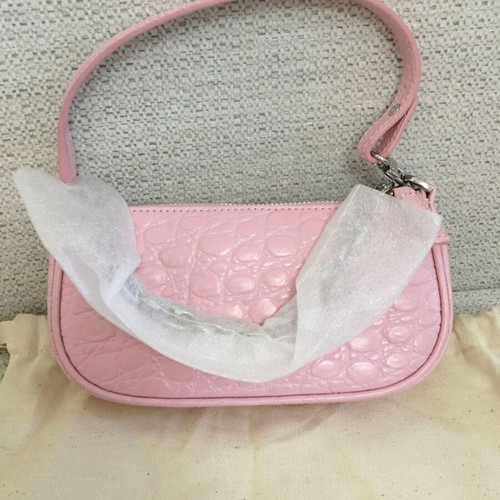 By Far Mini Rachel pink shoulder bag new