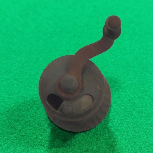 Oriental-style brass spice mill, 1950s–1980s