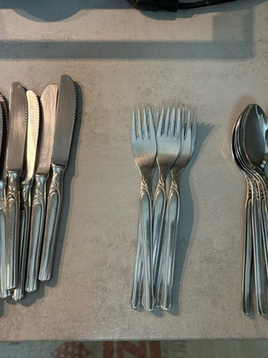 Set of 26 German Vintage Cutlery like new, stainless steel