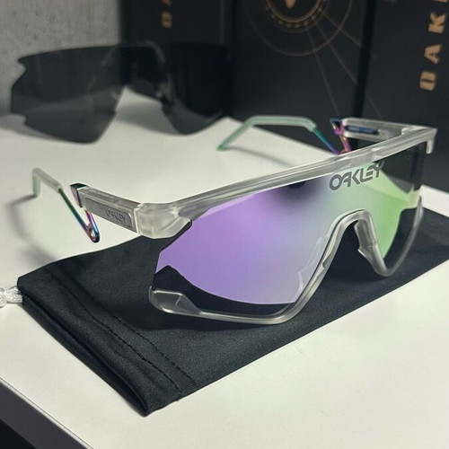 Oakley BXTR Metal sunglasses new with black and clear lenses