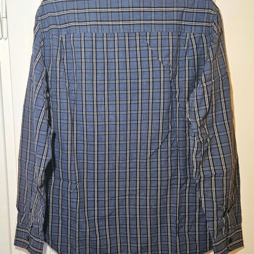 Guess men's plaid shirt, size M, cotton