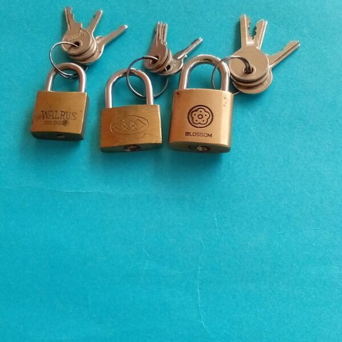 Padlocks used, set of 3 pieces