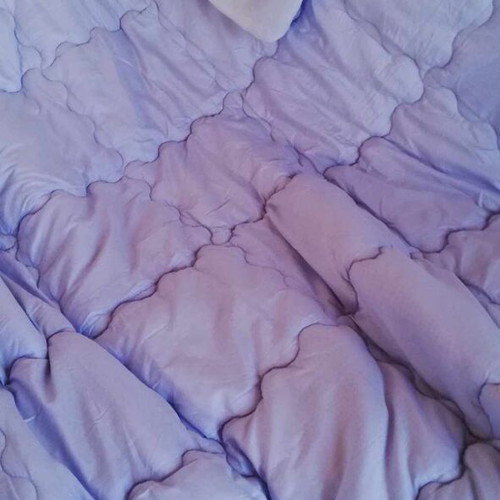 Double Flannel Quilt new, velour and Microsilk 230x220 cm