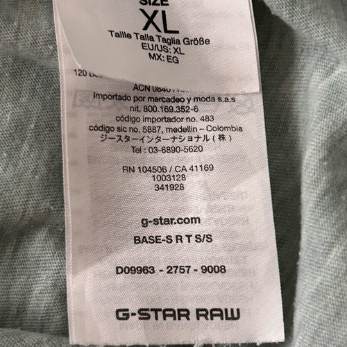 G-Star Raw cotton t-shirt XL, green