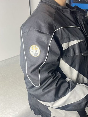 On Moto Cordura Motorcycle Jacket used with protective armor