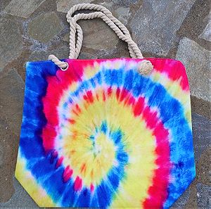 Shopping bag hippie style