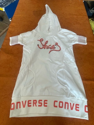 Converse Παιδική Μπλούζα Με Κουκούλα Αφόρετη, Μέγεθος XL