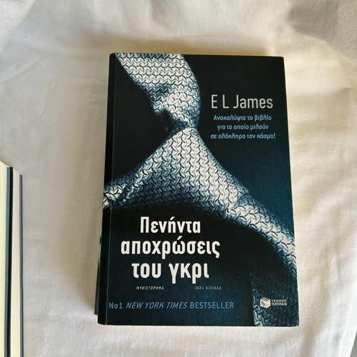 Fifty Shades of Grey Trilogy by E L James like new, set of 3 books