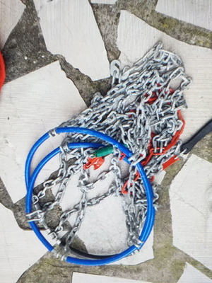 Snow chains for sale.