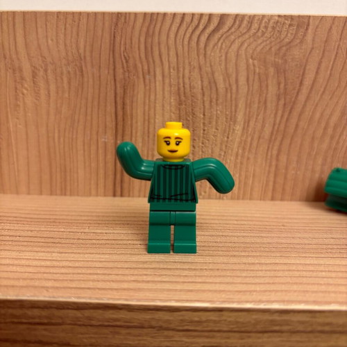 Lego figure Cactus girl used from CMF series 18
