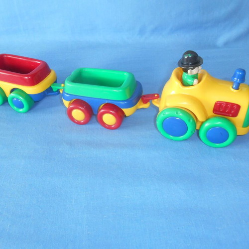 Jack Pot toy train used, length 40 centimeters