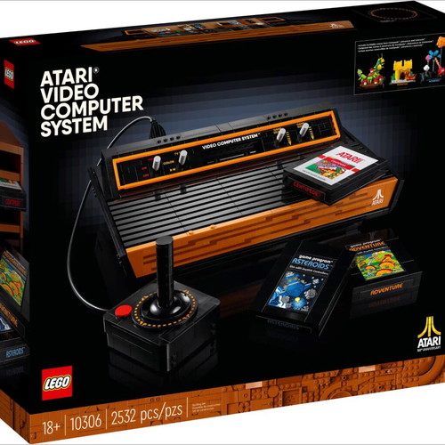Lego 10306 Atari 2600 Video Computer System new, sealed, 2,532 pieces