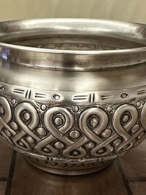Silver Bowl 925 with Ancient Greek Motifs like new
