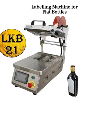 Επαγγελματική μηχανή ετικετοποίησης για επίπεδα μπουκάλια νέα