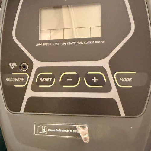 Kettler stationary exercise bike used with front wheels