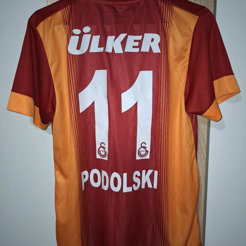 Galatasaray home shirt 2015/2016 #11 Podolski used, official replica