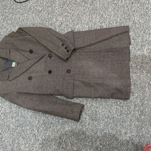 Light double-breasted coat used, size M/38/10