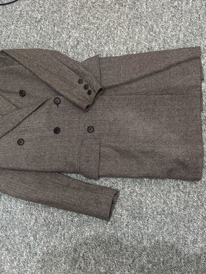 Light double-breasted coat used, size M/38/10