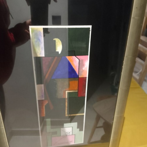Office painting like new, modern with nice colors and shapes