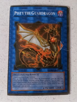 Yu-Gi-Oh! Pisty The Guardragon SAST JP052 μεταχειρισμένη κάρτα, 3 τεμάχια