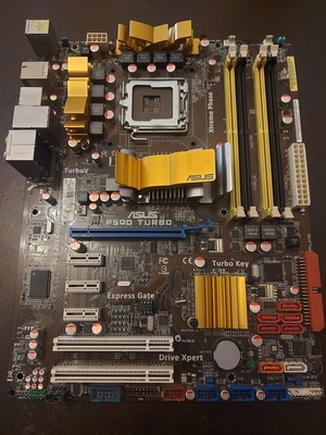 ASUS P5QD Turbo motherboard used Socket 775