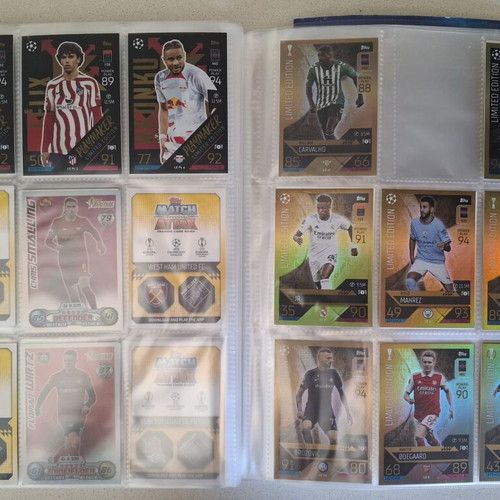 Topps Match Attax Champions League 2022-23 Album like new with extra cards