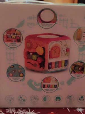 Toy Shop Activity Cube like new with multiple functions