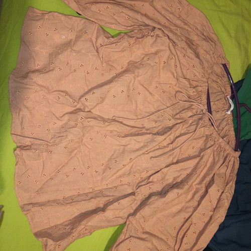 Mango women's balloon blouse pink like new, loose fit size M