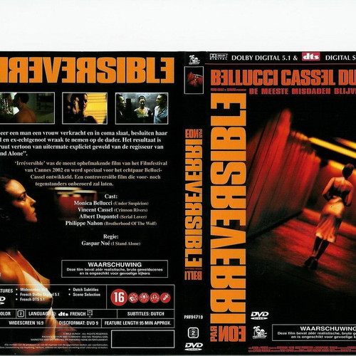 Irreversible DVD new with Greek subtitles
