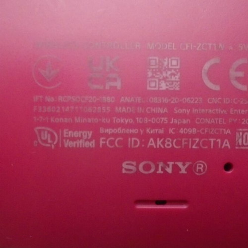 Sony PS5 DualSense Wireless Controller Cosmic Red like new