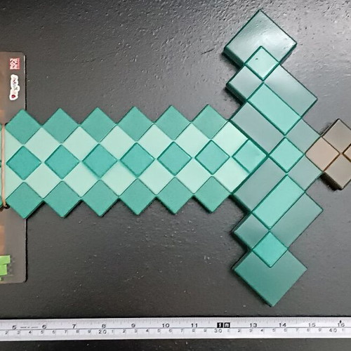 Minecraft Diamond Sword toy new 51x25 cm