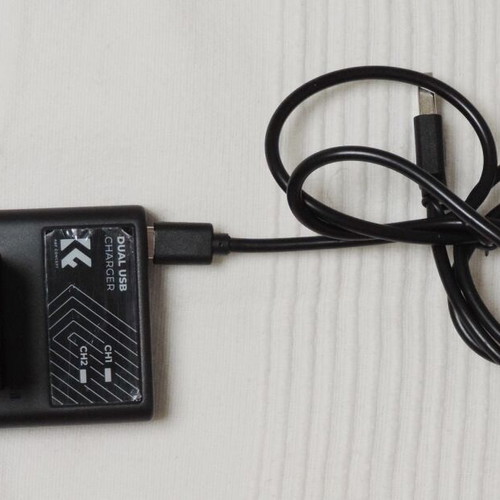 2 K&F Concept LP-E17 batteries for Canon EOS RP with dual charger