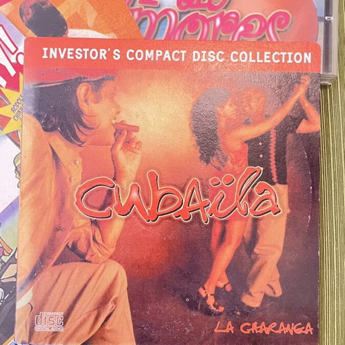 CD with dance music, Brazilian, Cuban and carnival styles