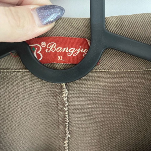 Brown jacket used with lace no XL