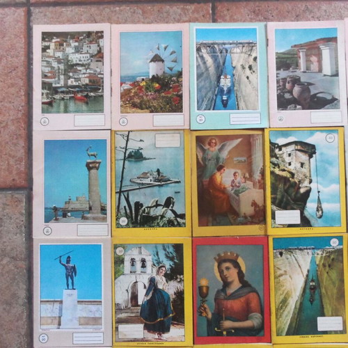Old notebooks like new, 28 pieces with photographic covers