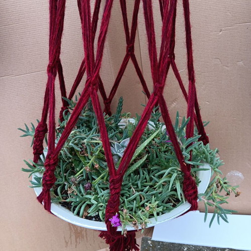Handmade macrame in excellent condition