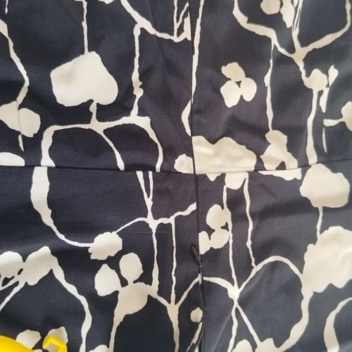 Lola women's dress black and white knee-length like new