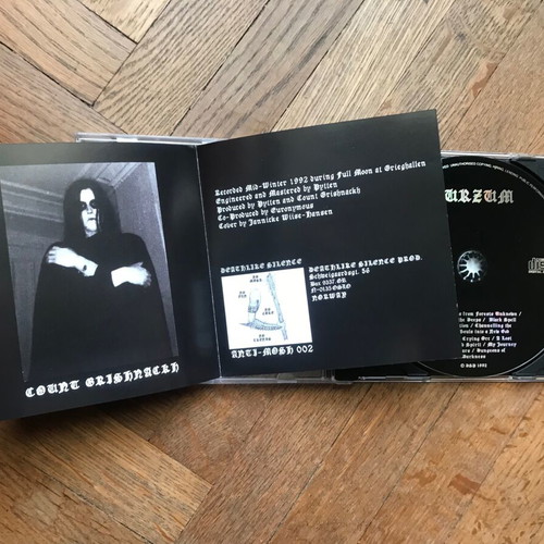 CD Burzum - Burzum, Deathlike Silence, later repress, σαν καινούργιο