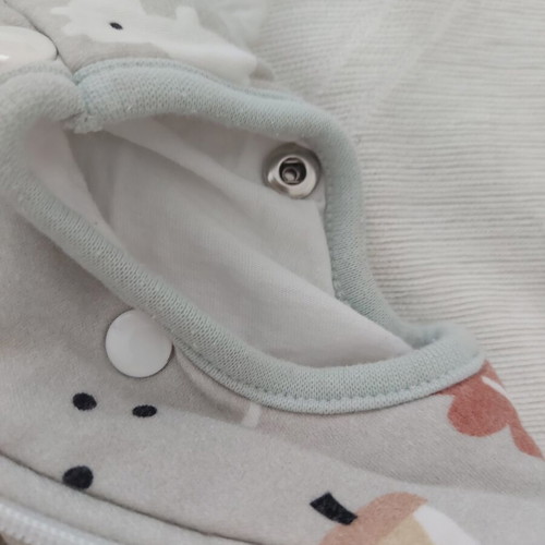 Tender spring sleeping bag with feet and detachable sleeves, size 2