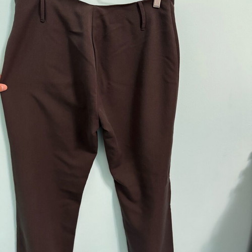 Black classic women's pants straight fit used, size L