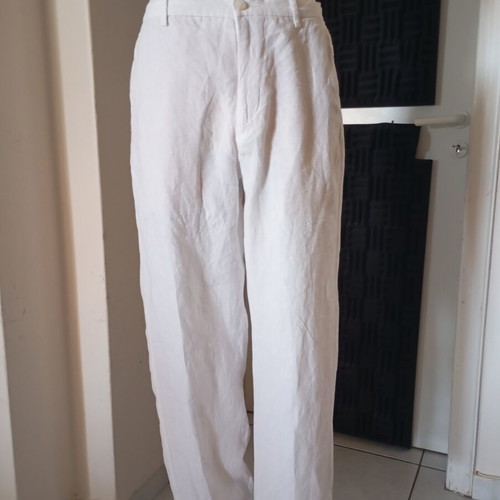 Zara women's linen pants size S, white