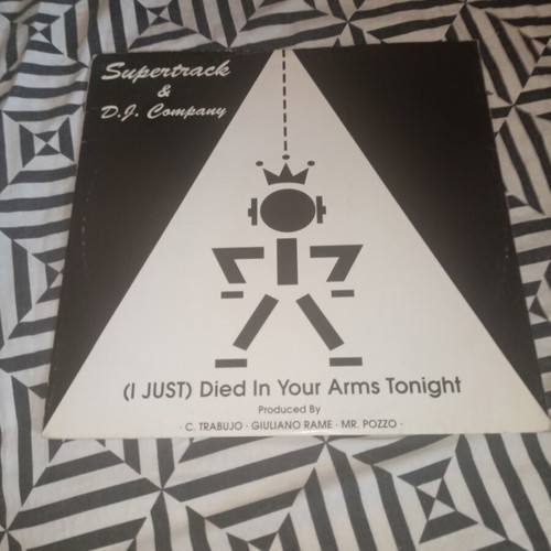 Supertrack (I Just) Died In Your Arms Tonight 12" maxi-single vinyl 1993