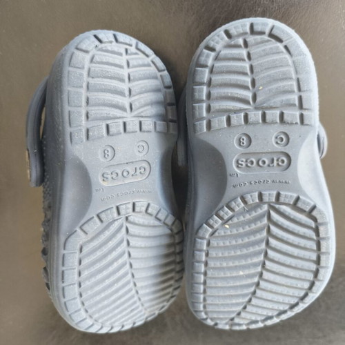 Παιδικά Crocs σαμπό μεταχειρισμένα, μπλε ναυτικό Νο. 8